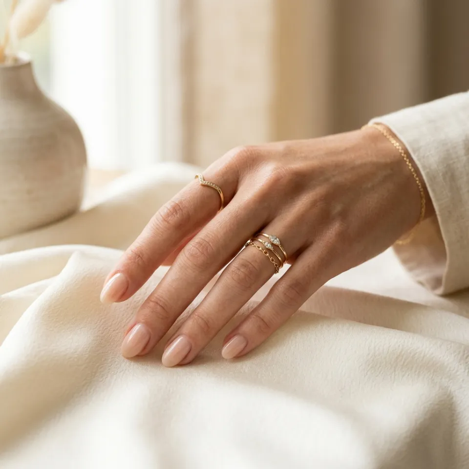 Mother-of-Pearl Heart Ring