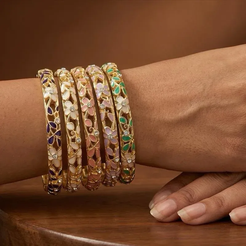 Bracelet Jonc FLORA détail
